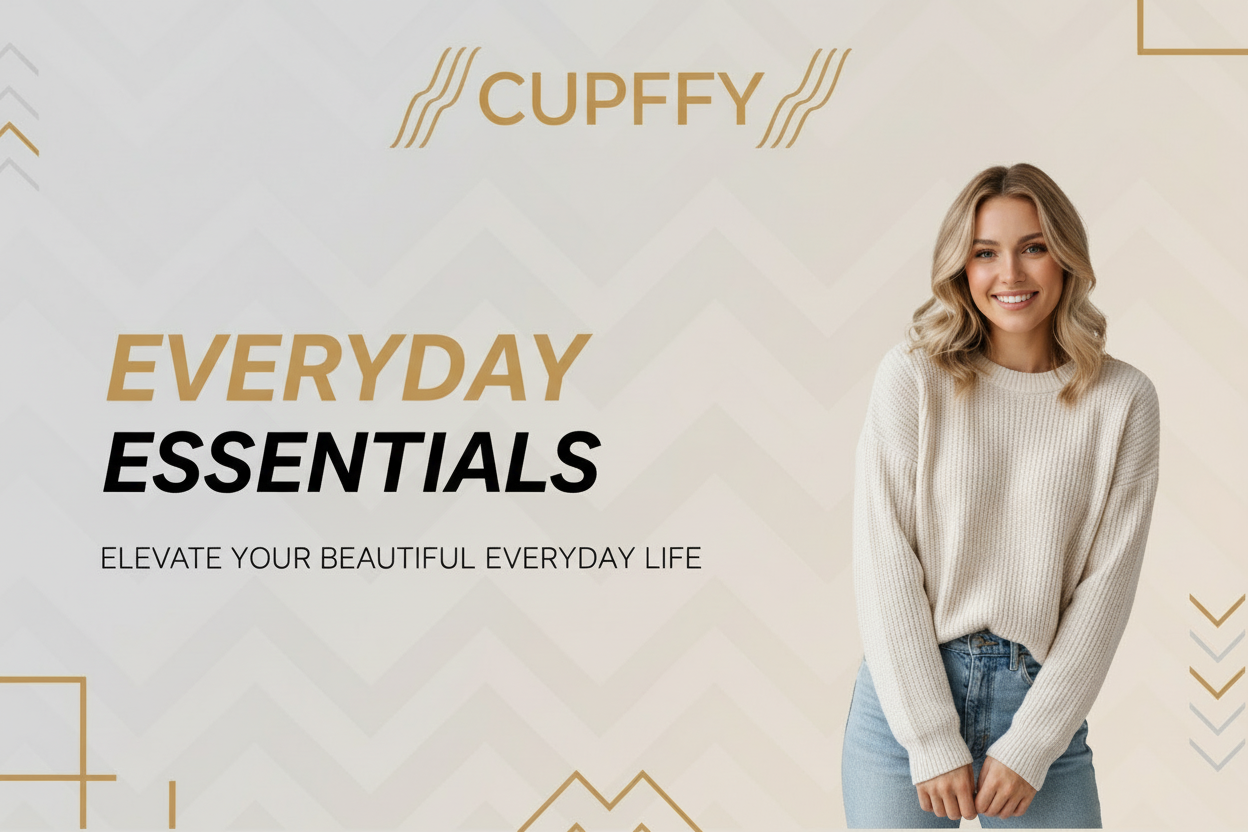 Cupffy Everyday Essentials - Banner Desktop Compacto